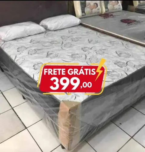 Cama box conjugada de casal e solteiro frete grátis 