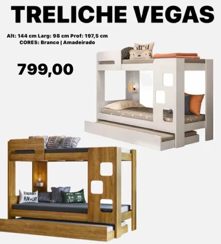 Móveis direto de fábrica Treliche Vegas- ENTREGA HOJE!! FRETE GRÁTIS 