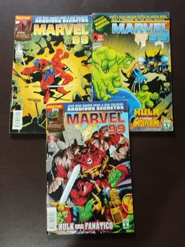3 Gibis da Marvel 99  