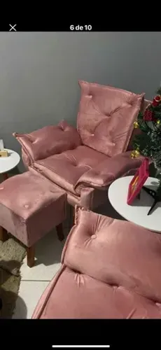 Poltrona modelo opala luxo modernas confortável 