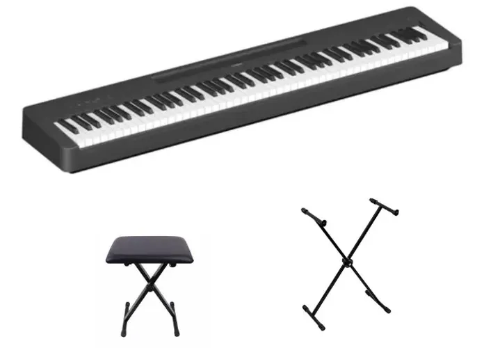 Piano Digital Yamaha P145BT PT Bluetooth  (Com suporte e banco) P-145 p 145