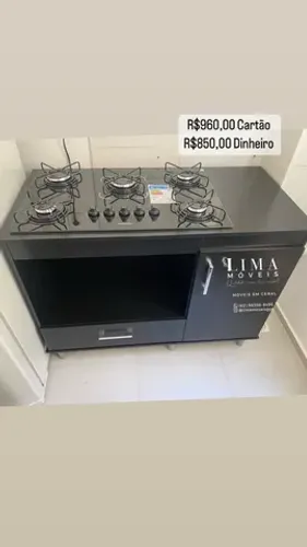 Fogão Cooktop + Balcão