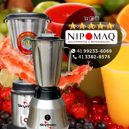 LIQUIDIFICADOR INOX SKYMSEN LIQUIDIFICADOR COMERCIAL LIQUIDIFICADOR INDUSTRIAL