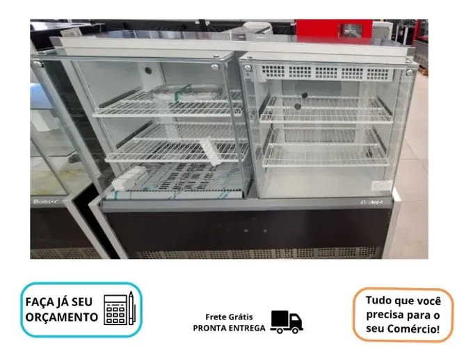 Balcao Gelopar 1,40M Estufa / Torta
