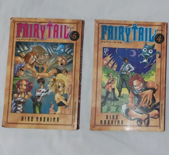 Mangá Fairy Tail Volumes 4 e 5