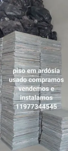 compramos e vendemos piso em aço ,ardosia e carpetes