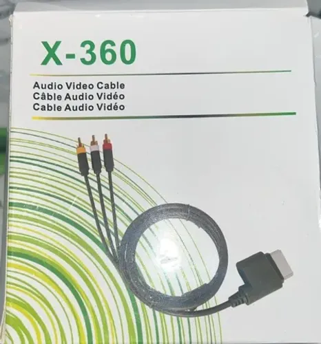 Cabo De Áudio E Vídeo Para Xbox 360 (TV de Tubo )