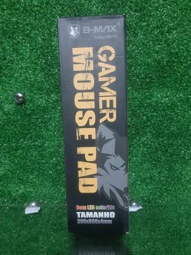 Mouse Pad Gaming Led nas Bordas RGB com controladora, 800x300mm 