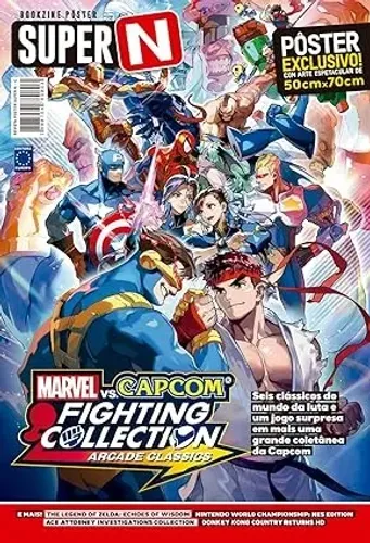 Marvel vs Capcom Arcade Classics - Superpôster 70cm / Produto Novo / Envio Rápido Correios