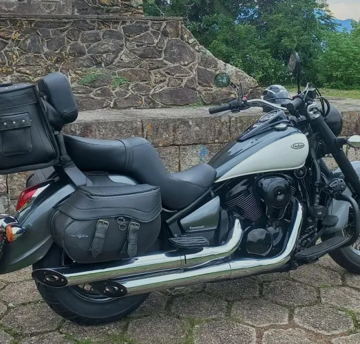 Kawasaki vulcan 900 linda troco por Vstrom /Carro