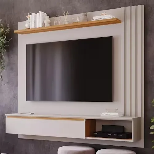 "Elegância e Qualidade: Home Panamá Plus com 1 Porta e Nicho para TV até 60?"