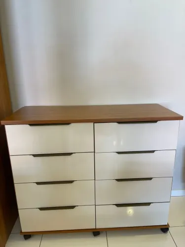 Cômoda com 8 Gavetas MDF NOVA - Entrego!