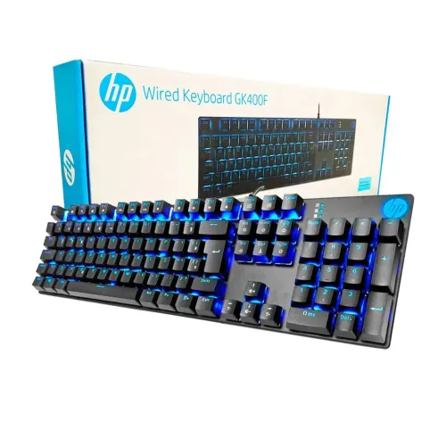 Teclado HP gamer mecânico GK400f
