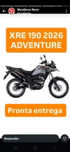 Oportunidade Xre190