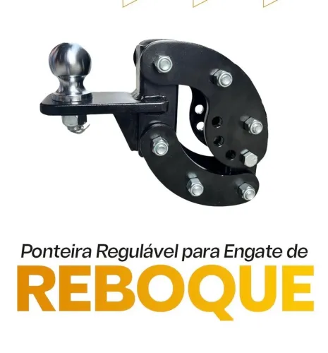 Engate de reboque regulável universal 