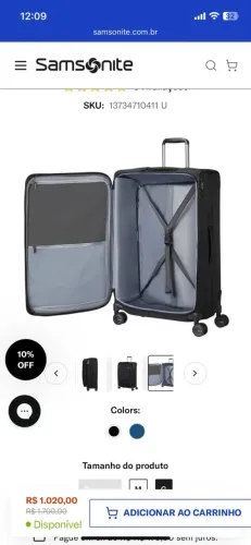 Mala Samsonite Brasil