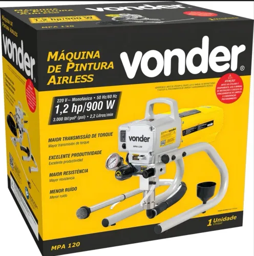 Máquina De Pintura Elétrica Airless 900w Mpa Vonder