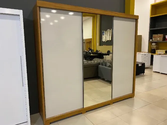 Roupeiro New Prime 2,74 C/ Espelho 100%MDF