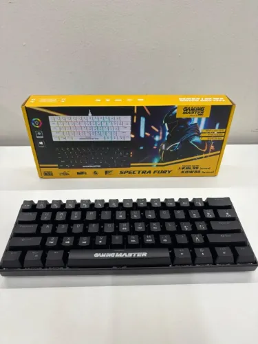 Teclado mecanico 60% Switch blue - novo loja fisica