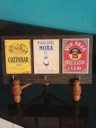 Porta chaves e/ou utensílios artesanal.