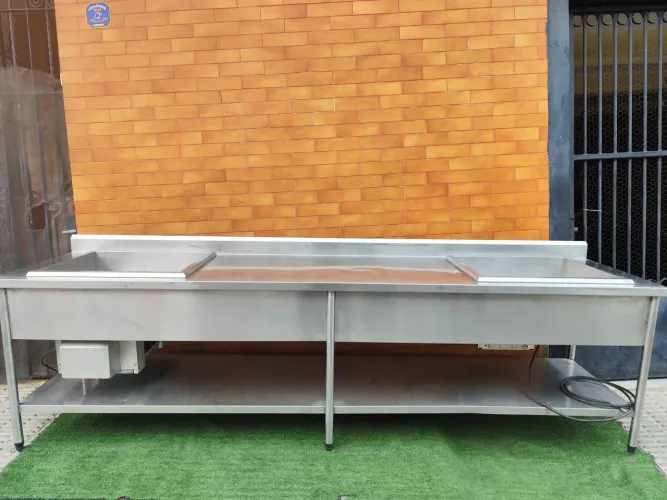 Mesa bancada industrial inox