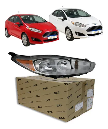 Farol Ford New Fiesta 2015 2016 2017 Tyc Novo Direito/carona Direito/passageiro
