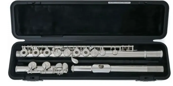 Flauta yamaha YFL 282  prata ( nova) 