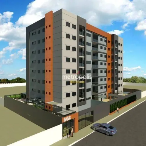 Apartamento com 2 dormitórios à venda, 73 m² por R$ 880.532,04 - Santa Paula - São Caetano