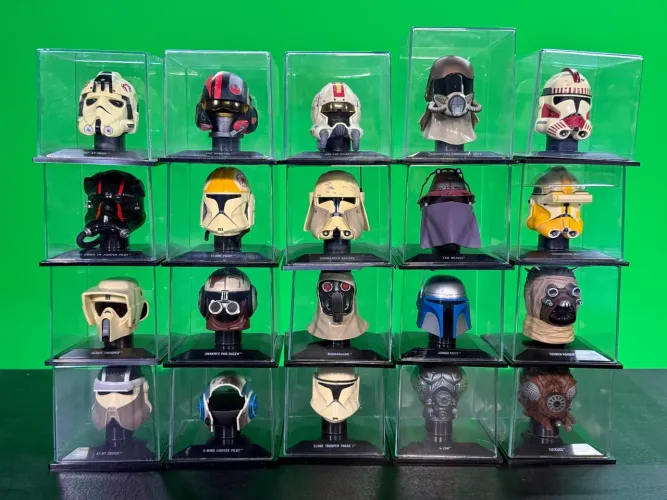 Coleção 52 Capacetes Star Wars 