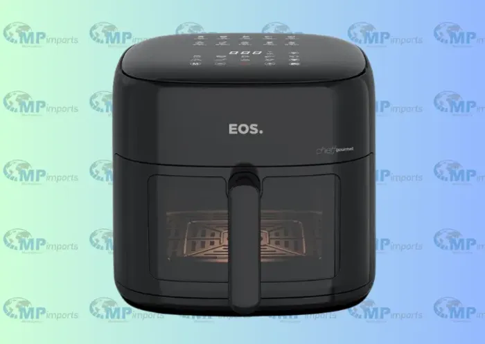 Loja MP Imports: Fritadeira Sem Óleo Air Fryer EOS Chef Gourmet 6.2 Litros Compacta Digita