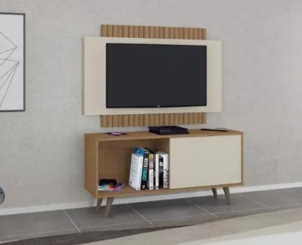Rack com painel Canelato 