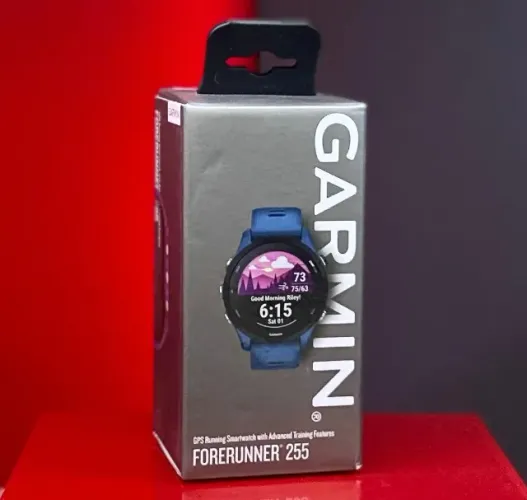 Garmin Relógio Forerunner 255 Basic - Tidal Blue - 46MM - Produto Novo