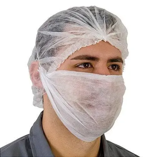 PROTETOR DE BARBA E BIGODE DESCARTÁVEL TNT PCT 100UN