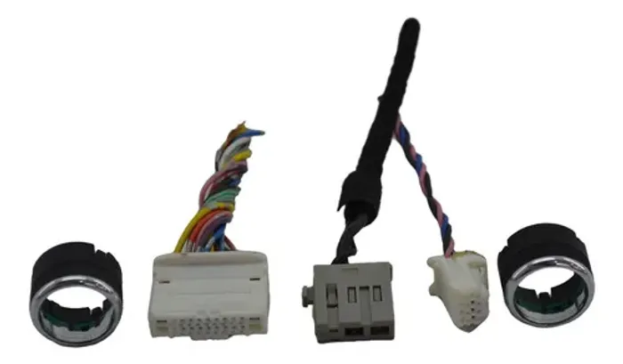 Kit Plug Conector + Botão Radio Painel March 2017 Original