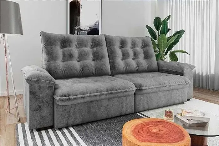 Sofá retrate apolo 230cm- FRETE GRATIS / ENTREGA HOJE!! 