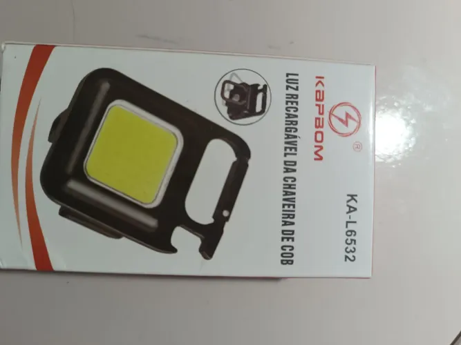 Lanterna de Bolso Recarregável com LED COB