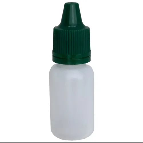 Frasco conta gotas 10ml Tampa Verde com Lacre