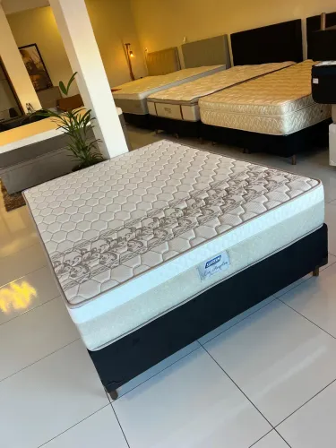 Colchão CASAL + BASE BOX NOVO - ENTREGA GRÁTIS! 