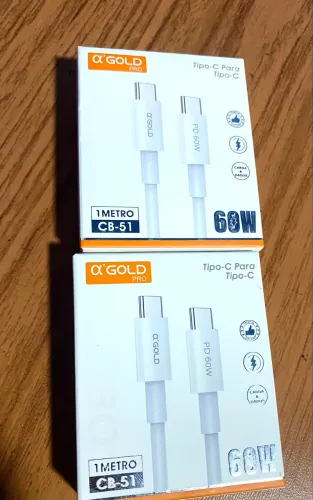 Cabo tipo C duplo , os dois lados tipo c