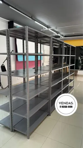 Prateleiras de Aço para Comércio