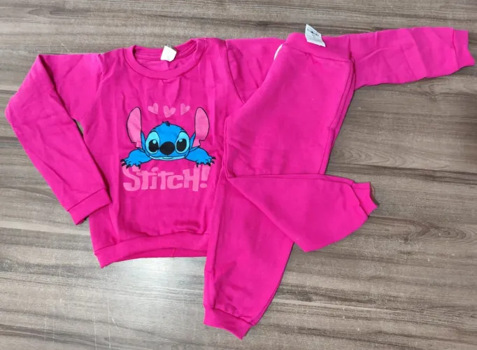 Conjunto de pijama Stitch Rosa