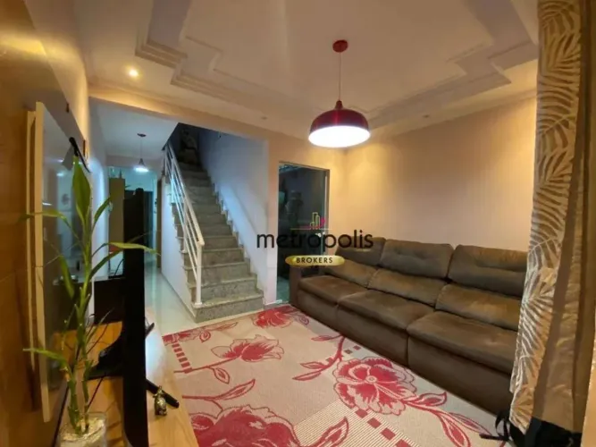 Sobrado à venda, 89 m² por R$ 601.000,00 - Parque Oratório - Santo André/SP