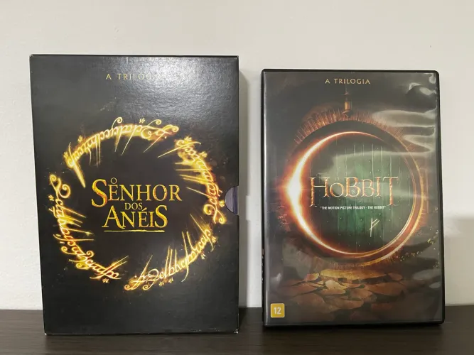 Box senhor dos aneis + trilogia o hobbit