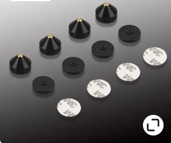 Apoio para pés de toca-discos spikes