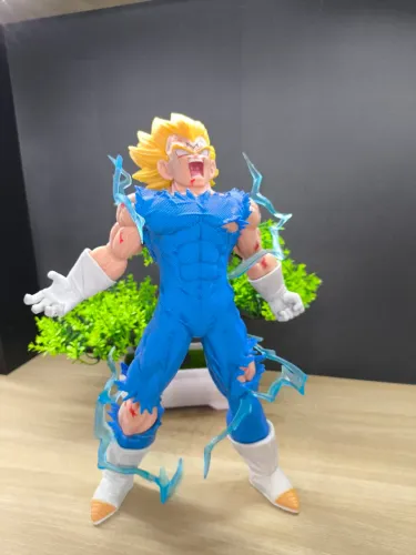 ? Super Oferta! Majin Vegeta Dragon Ball Z - Estátua 27cm Detalhada em PVC ?