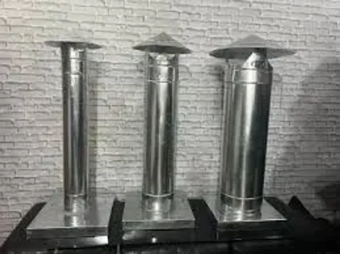 Fabricação de chaminé.