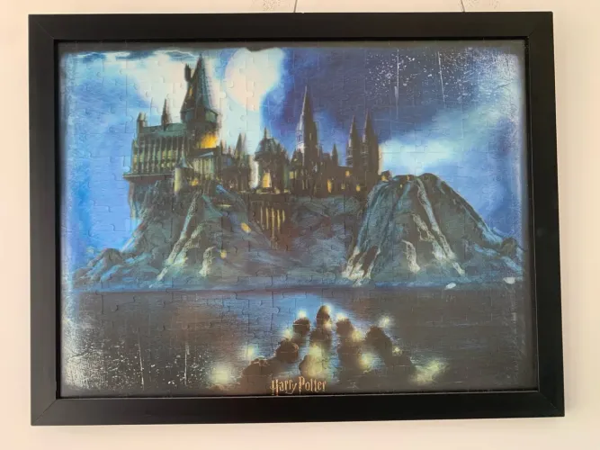 Quadro Quebra-Cabeça Harry Potter - Hogwarts à Noite