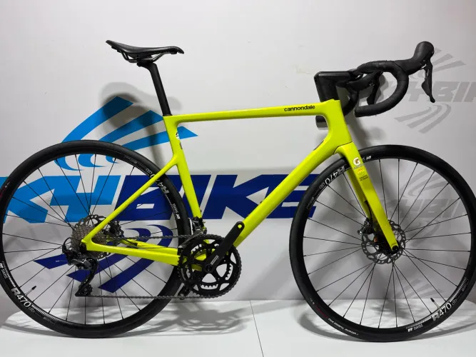 BICICLETA CANNONDALE SUPERSIXEVO CARBON DISC TAMANHO 54 SEMI NOVA 