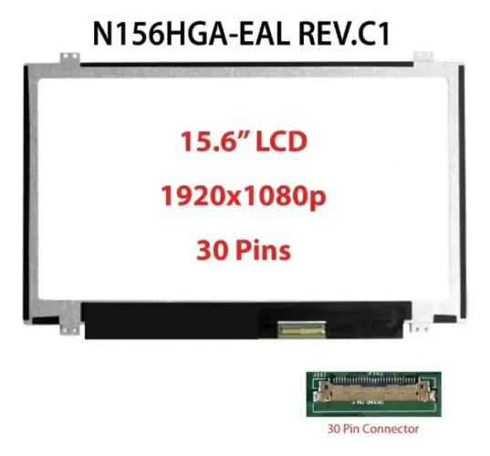 Tela Para Notebook 15.6'' Led Full Hd 30 pinos com abas