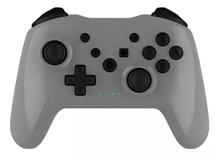 controle game wireless pc tv ps3 android gaminja cinza